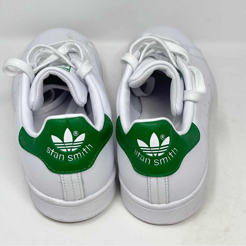Adidas Stan Smith Shoes Mens 6 White Green Leather Sneakers M20324 - Picture 9 of 14